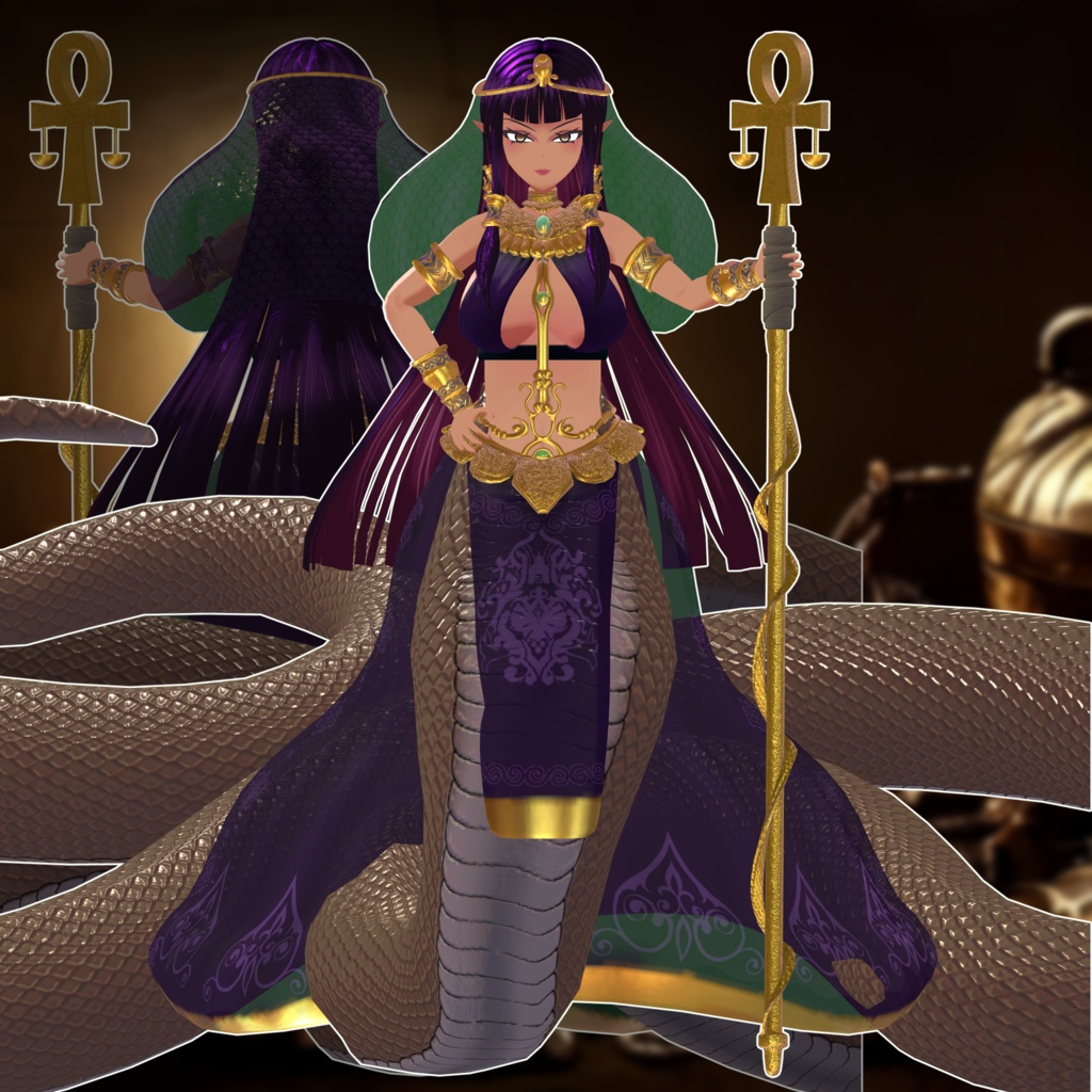 オリジナル3Dモデル【レイラ】