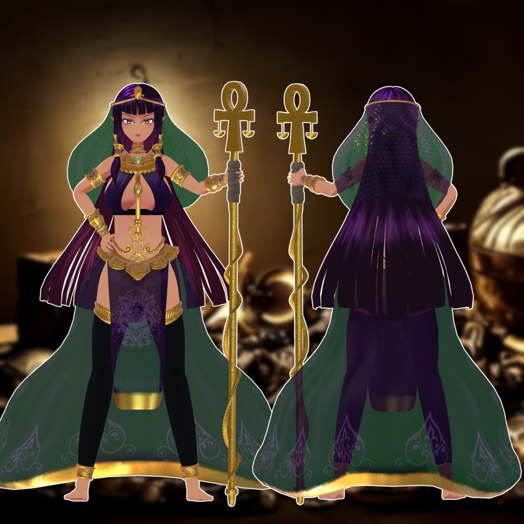 オリジナル3Dモデル【レイラ】