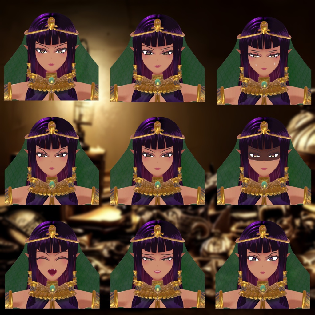 オリジナル3Dモデル【レイラ】