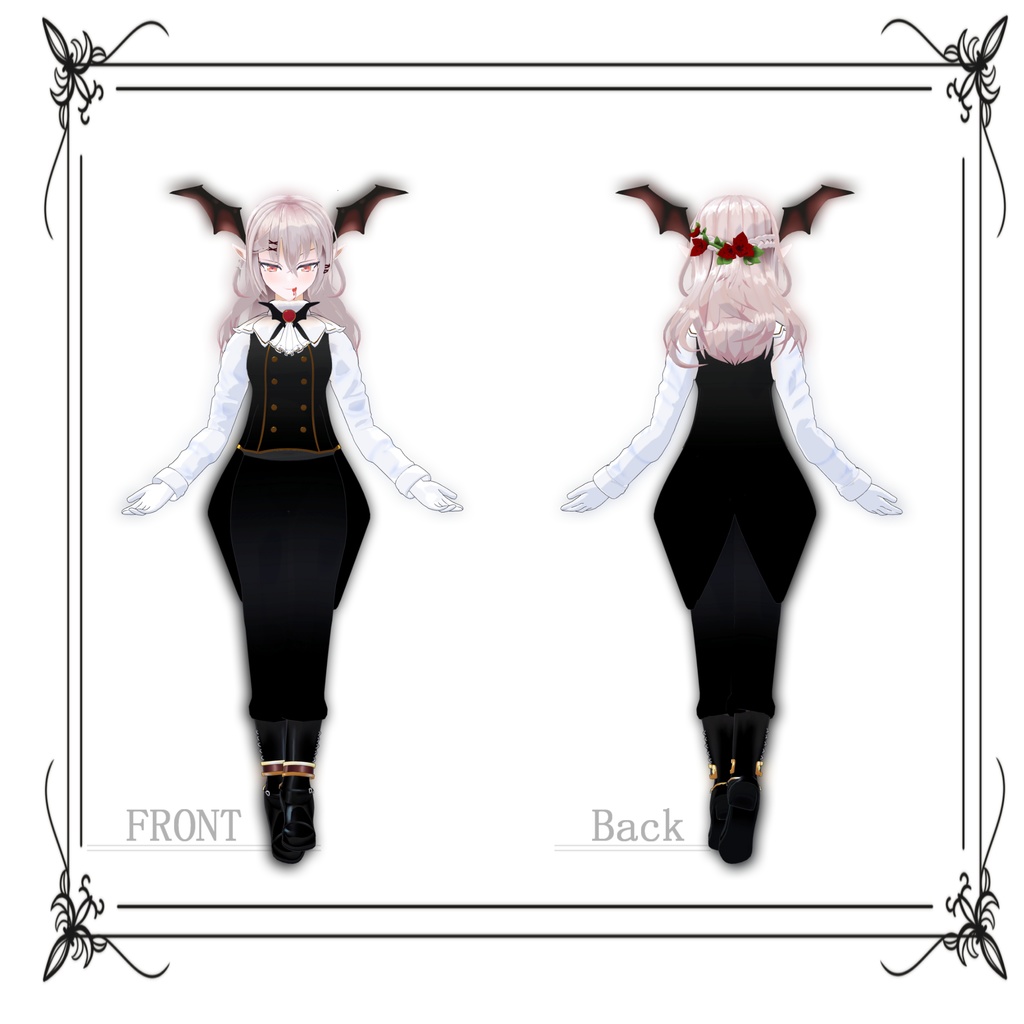 オリジナル3Dモデル【ブランシェ】