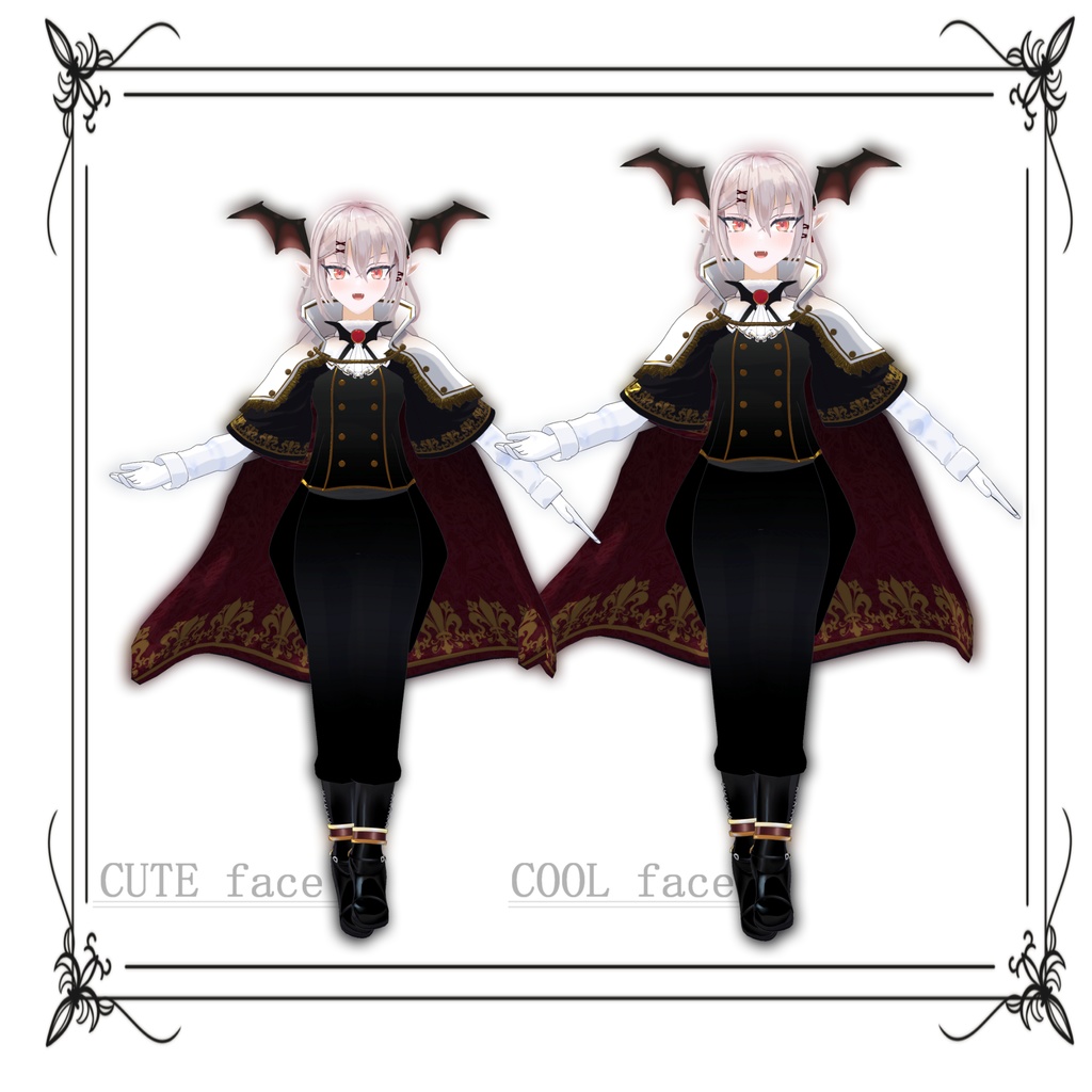 オリジナル3Dモデル【ブランシェ】