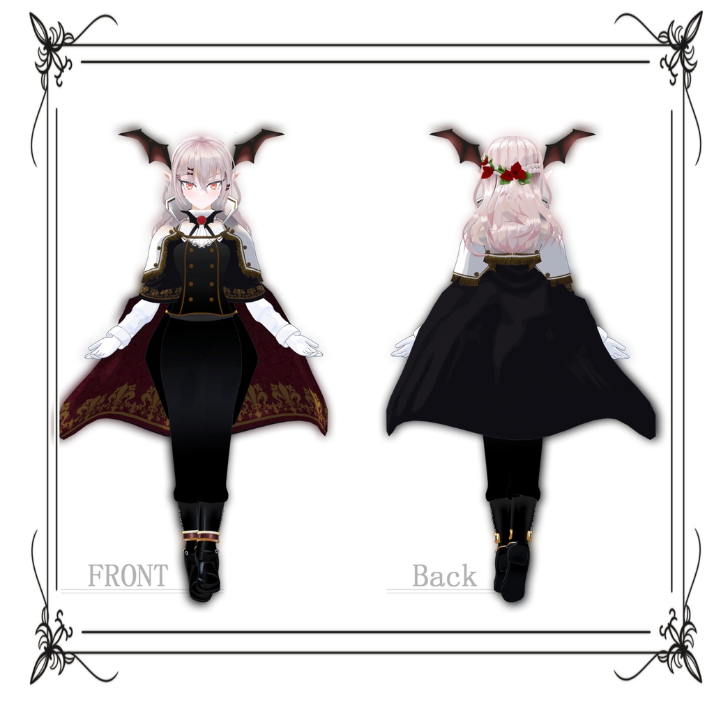 オリジナル3Dモデル【ブランシェ】