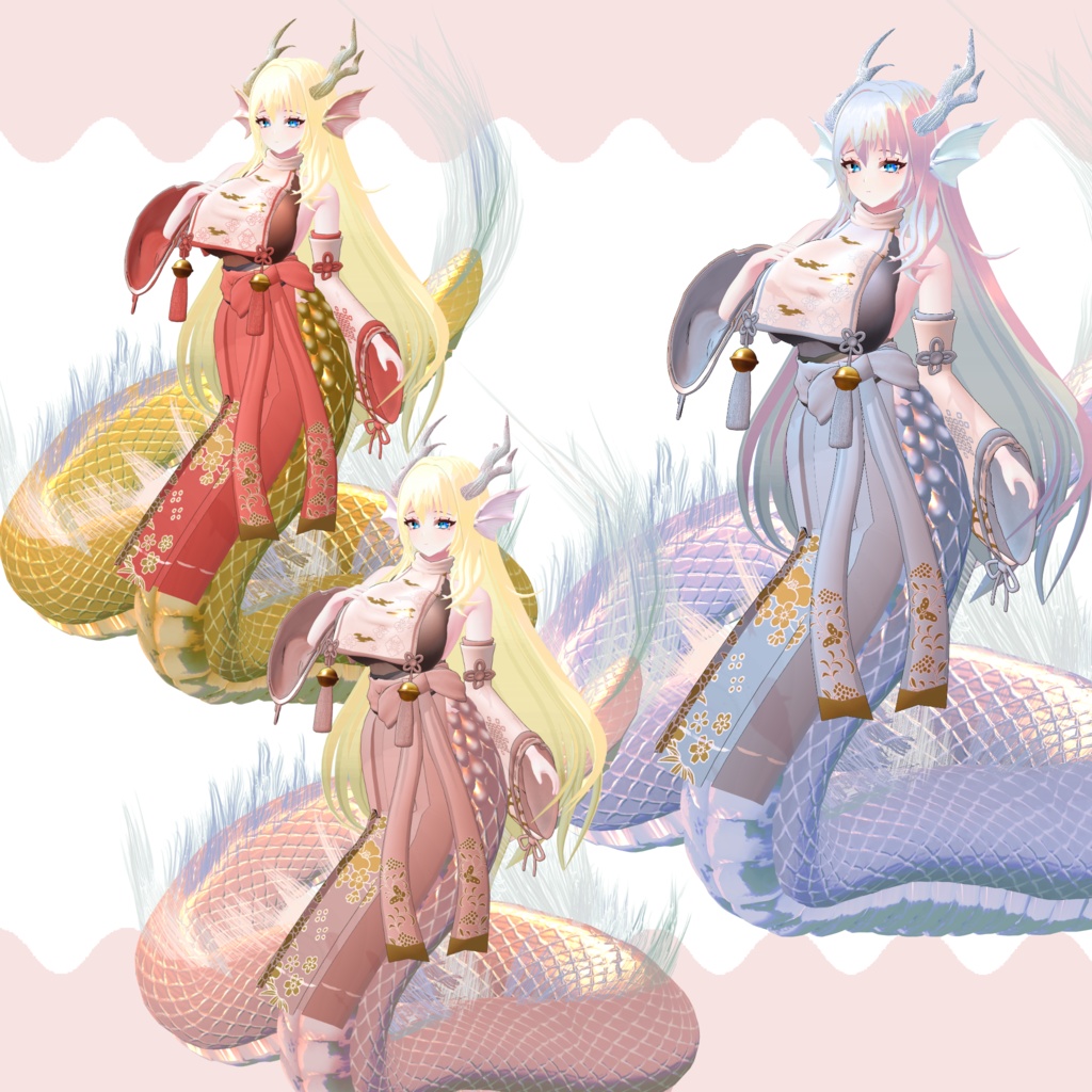 オリジナル3Dモデル【恋華 -Renge-】