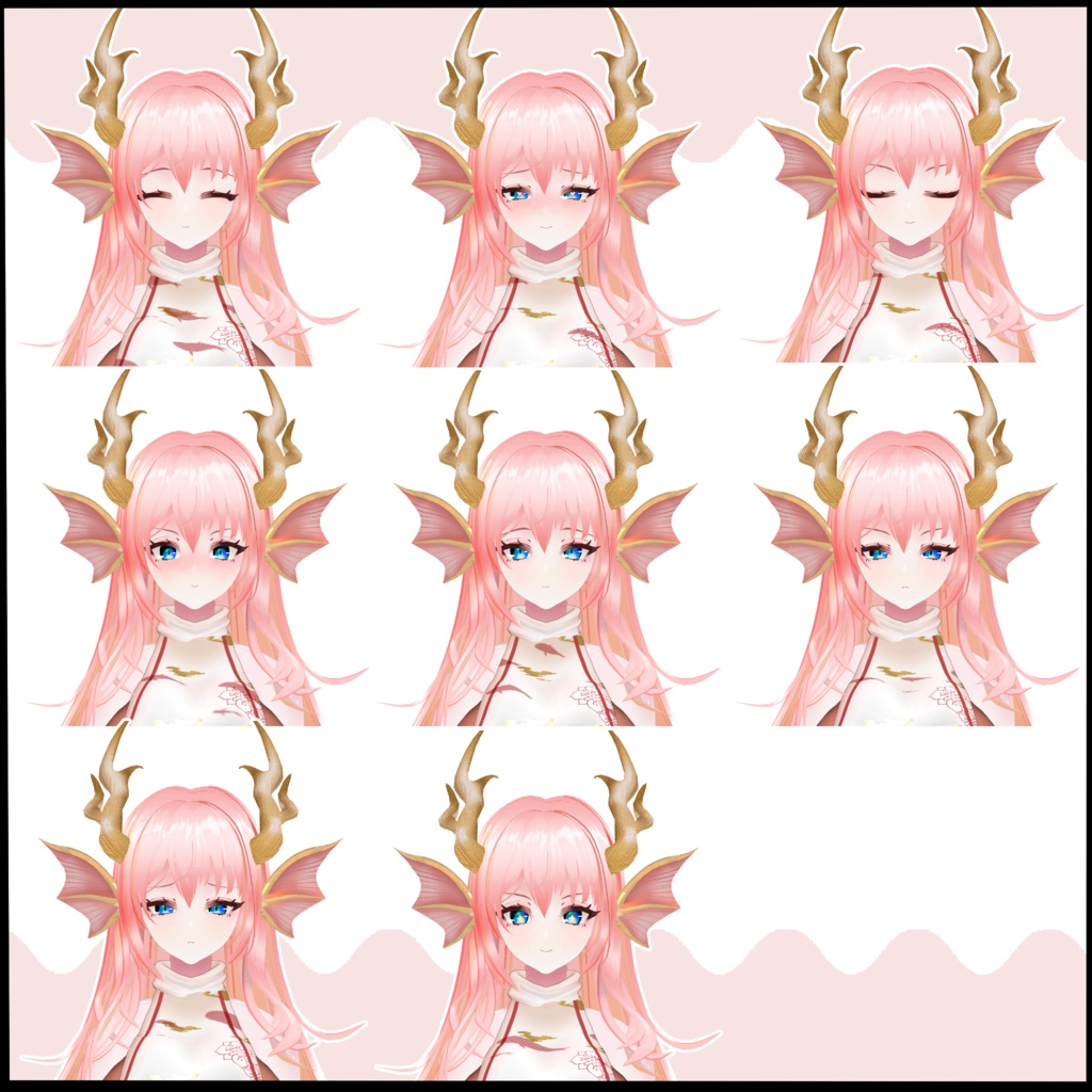 オリジナル3Dモデル【恋華 -Renge-】