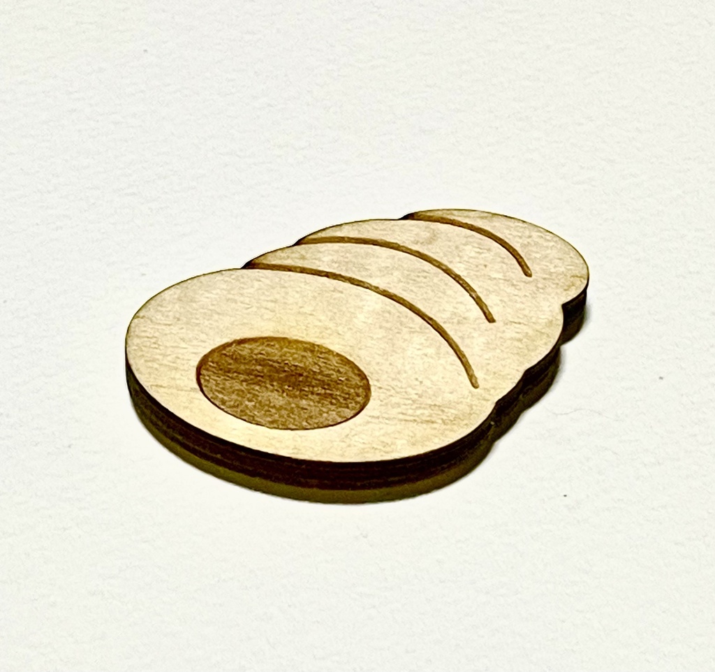木製マグネット【チョココロネ】