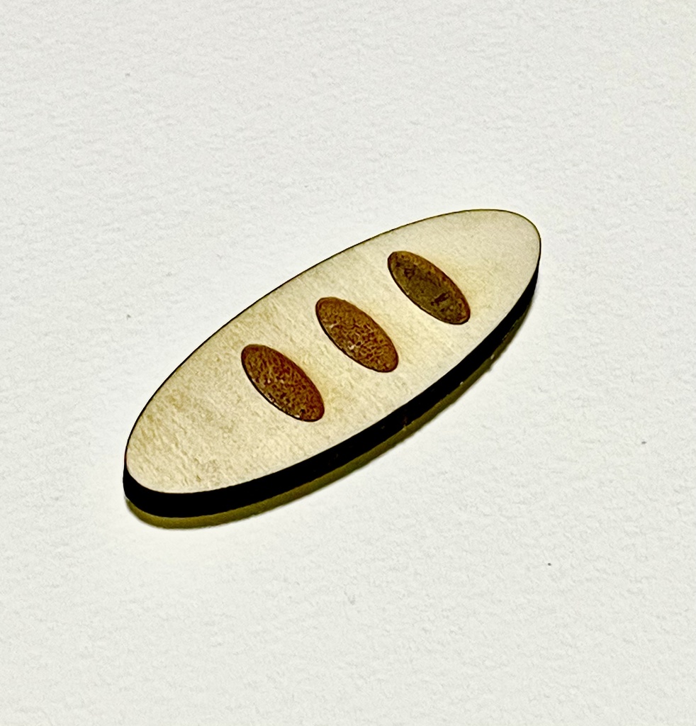 木製マグネット【フランスパン】