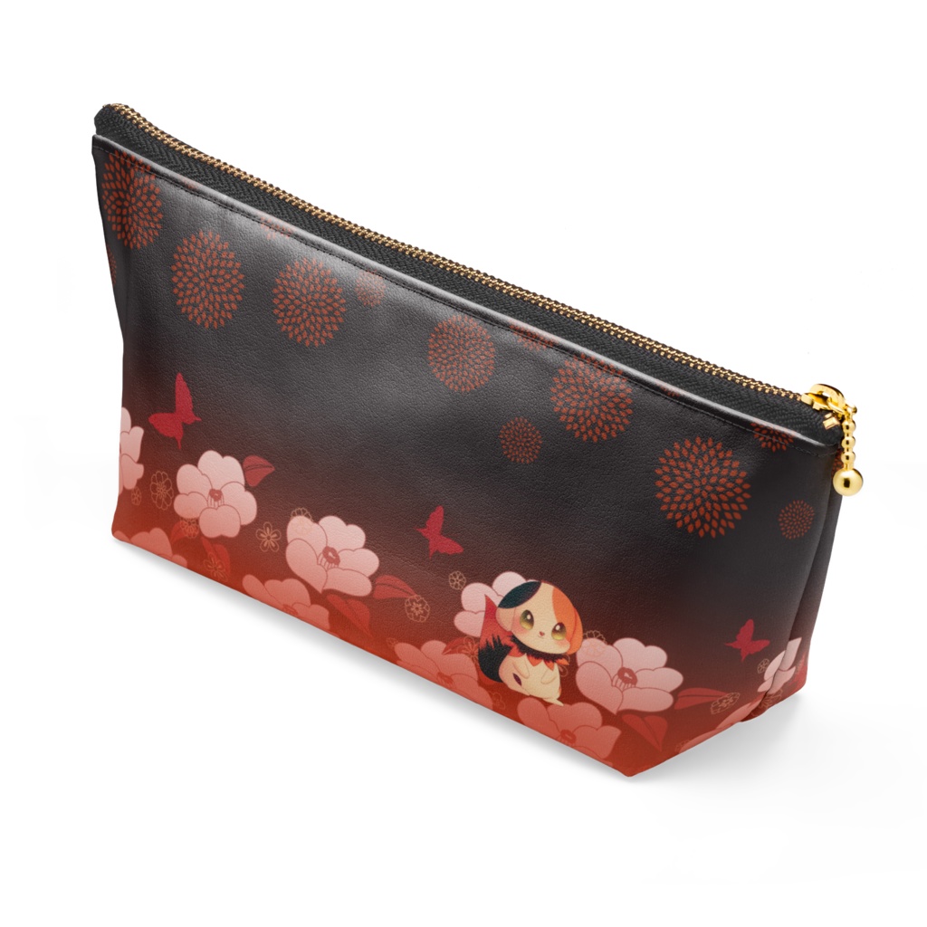 甘柿鬼さよ_着物柄ポーチ