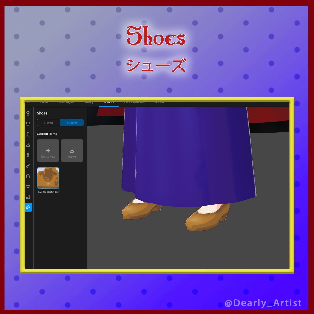 Evil Queen Cosplay || .vroid & .vrm || (Dearly Artist)