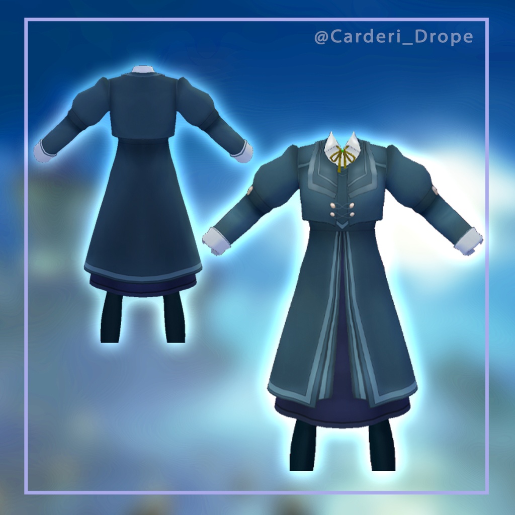 セレスティアル・ローブ || Celestial Robe || .vroid & .vrm & .jpg