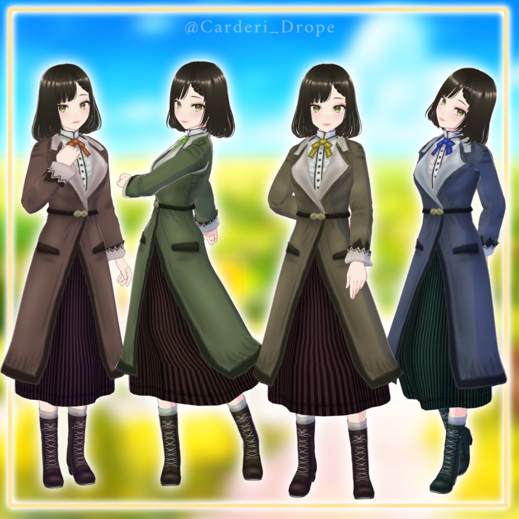 Ground Robe || グラウンド・ローブ || .png + .vroidcustomitem + .vrm + .vroid