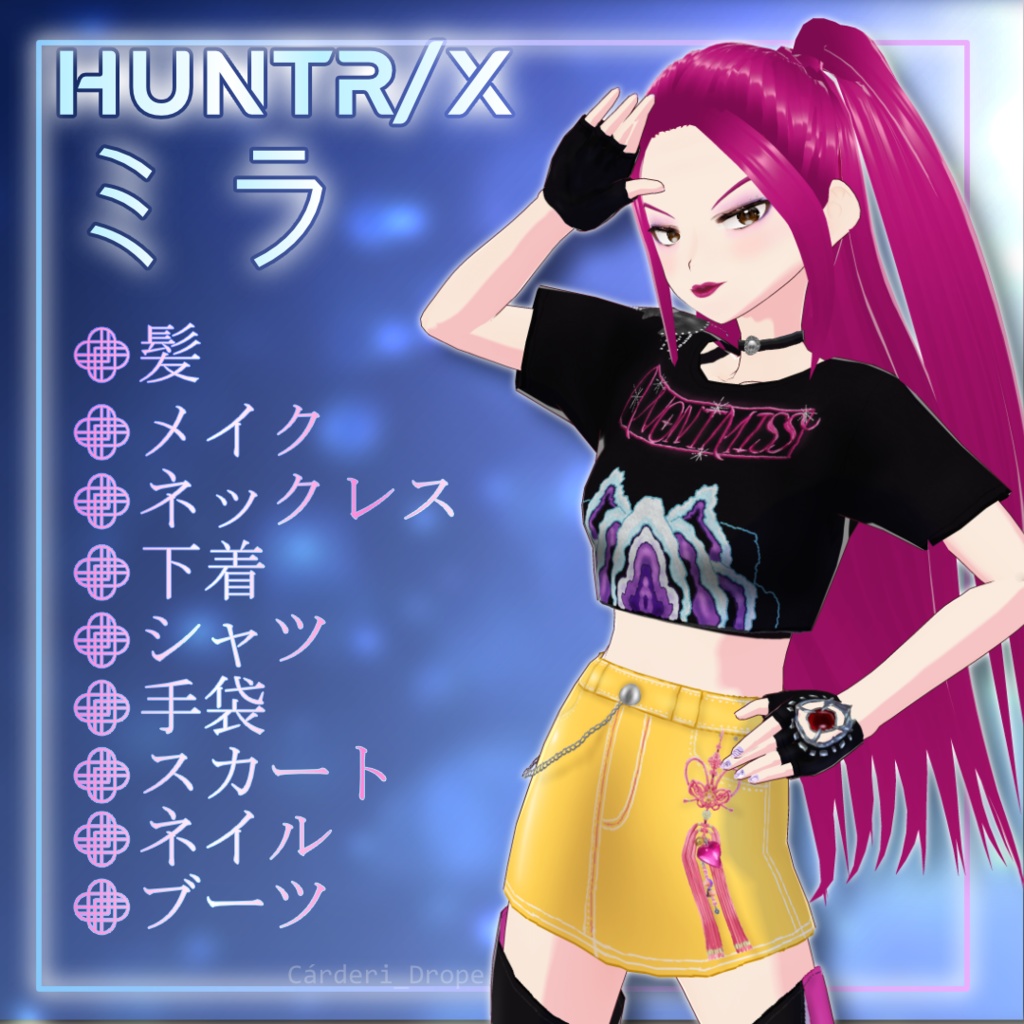 Huntrix || Mira - "How It's Done" Outfit || .png + .vroidcustomitems + .vrm + .vroid