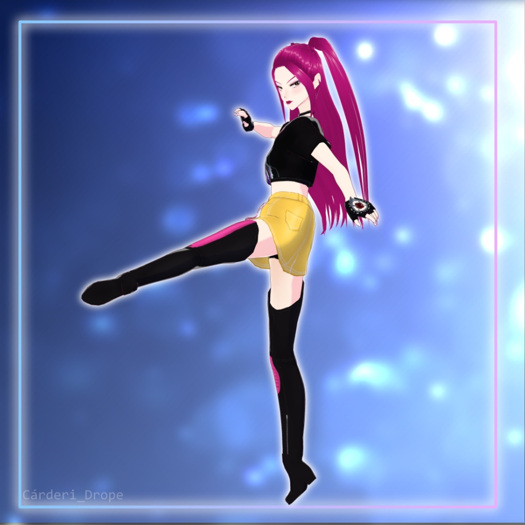 FULL SET / INDIVIDUAL PIECES || Huntrix || Mira - "How It's Done" Outfit || ミラ - 「やり方」衣装 || .png + .vroidcustomitems + .vrm + .vroid