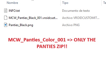 FULL SET / INDIVIDUAL PIECES!! || My Candy Wardrobe - Bra & Panties 01 || .png & .vroidcustomitem & .vrm & .vroid