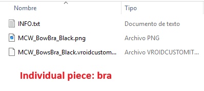 FULL SET/ INDIVIDUAL PIECES!! || My Candy Wardrobe - Bow Lingerie || マイ・キャンディ・ワードローブ - ボー・ランジェリー || .png & .vroidcustomitem & .vrm & .vroid || (Cárderi)