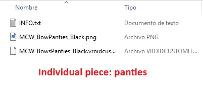 FULL SET/ INDIVIDUAL PIECES!! || My Candy Wardrobe - Bow Lingerie || マイ・キャンディ・ワードローブ - ボー・ランジェリー || .png & .vroidcustomitem & .vrm & .vroid || (Cárderi)
