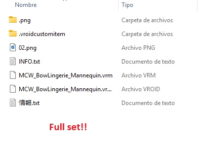 FULL SET/ INDIVIDUAL PIECES!! || My Candy Wardrobe - Bow Lingerie || マイ・キャンディ・ワードローブ - ボー・ランジェリー || .png & .vroidcustomitem & .vrm & .vroid || (Cárderi)