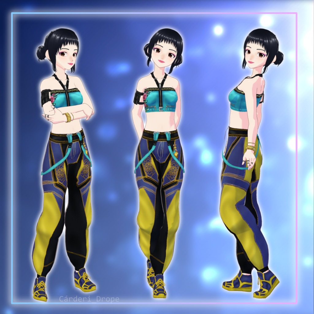 FULL SET / INDIVIDUAL PIECES || Huntrix || Zoey - "How It's Done" Outfit || ミラ - 「やり方」衣装 || .png + .vroidcustomitems + .vrm + .vroid