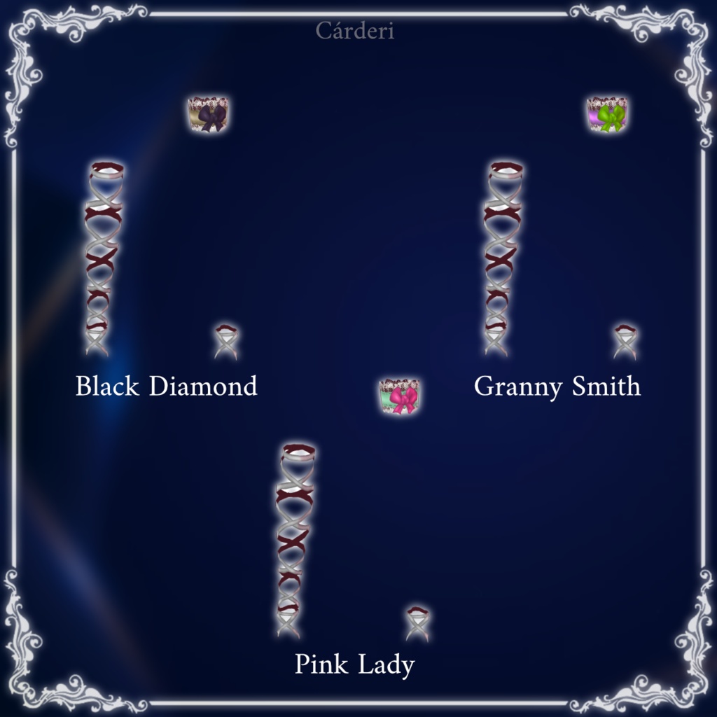 Apple Princess: Garter & LegWraps || .png & .vroidcustomitems || (Cárderi)