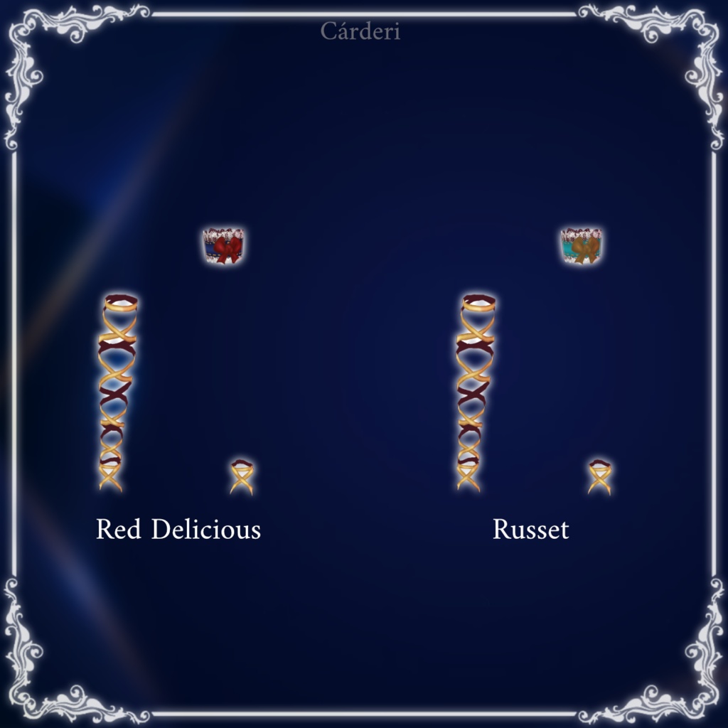 Apple Princess: Garter & LegWraps || .png & .vroidcustomitems || (Cárderi)