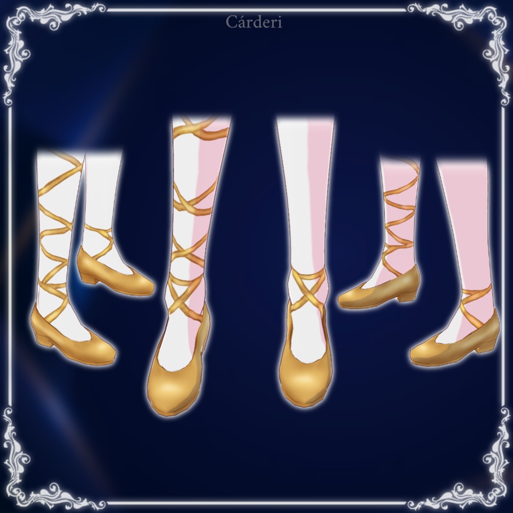 Apple Princess: Shoes || .png & .vroidcustomitem || (Cárderi)