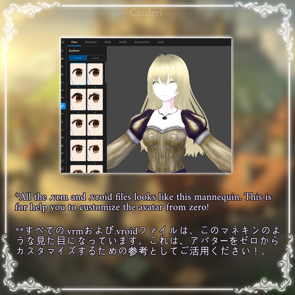 Apple Princess: Complete Set || .png & .vroidcustomitem & .vroid & .vrm || (Cárderi)