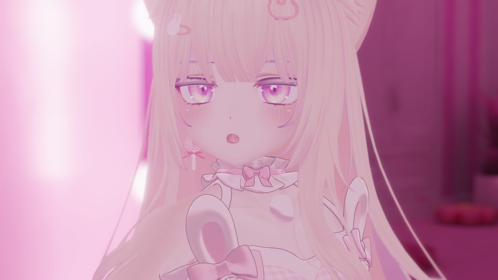 【3アバター対応】🍬キャンディピアス🍭【VRC向け】