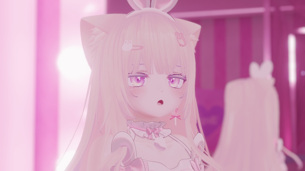 【3アバター対応】🍬キャンディピアス🍭【VRC向け】