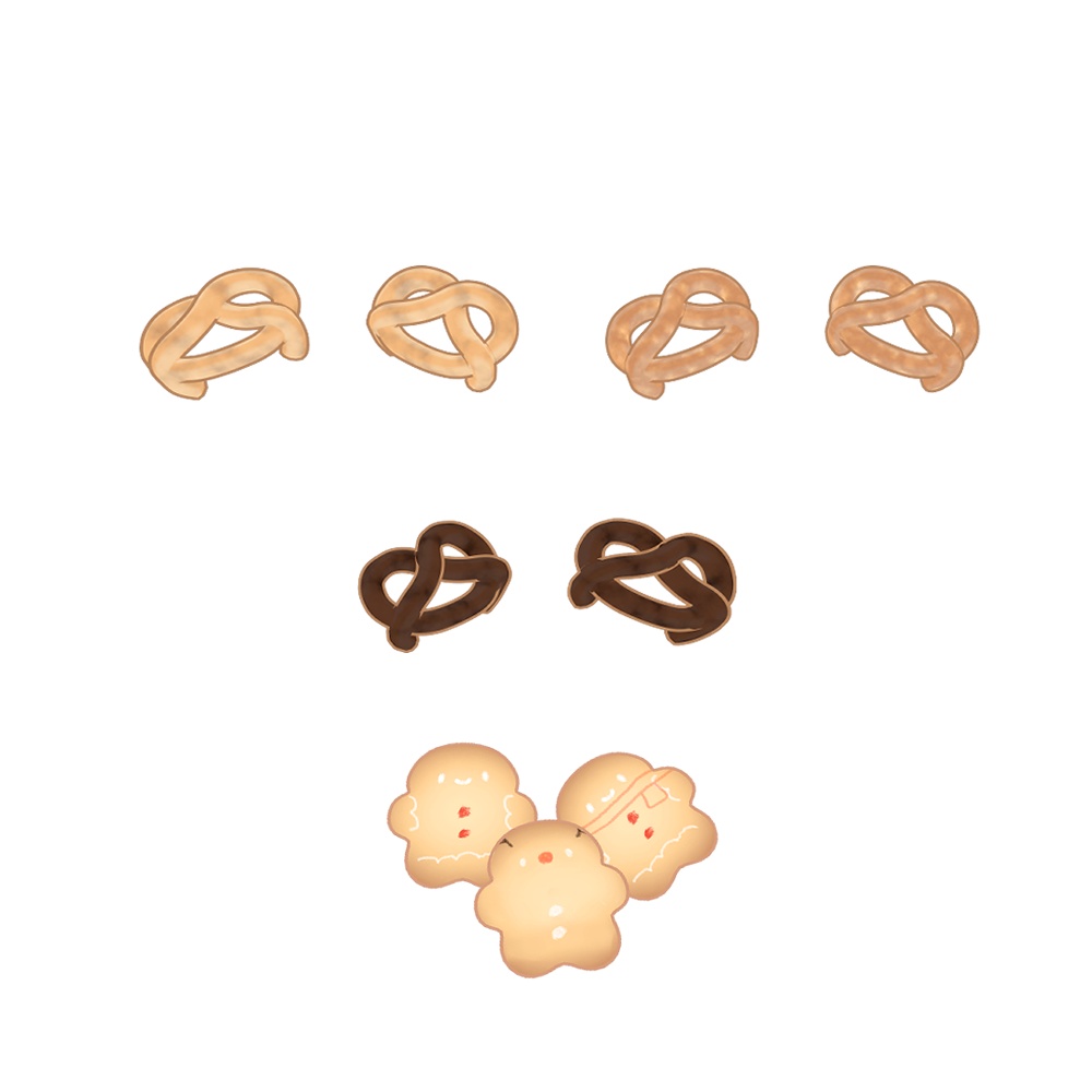 🎄Pretzels MIMI🥨プレッツェルのトナカイ風おみみ