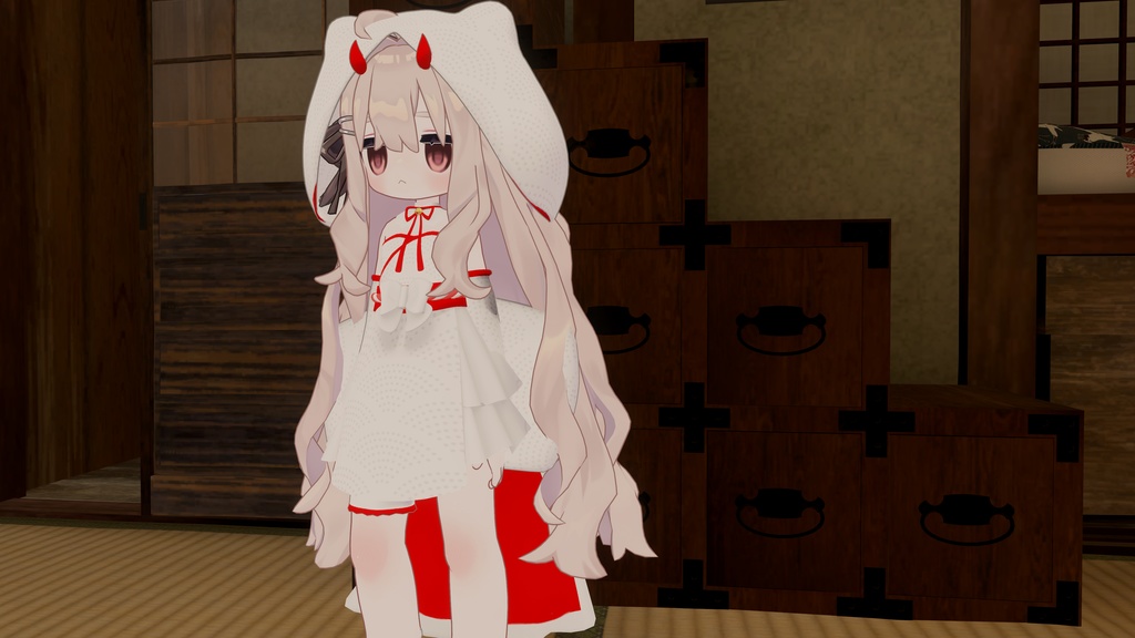 【白無垢】きぷのよめいり【まめひなた・キプフェル・アズキ対応】