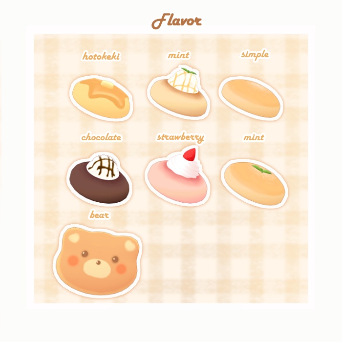🥞ふんわりホットケーキ帽子꒰しらつめ対応版🍀꒱🐻