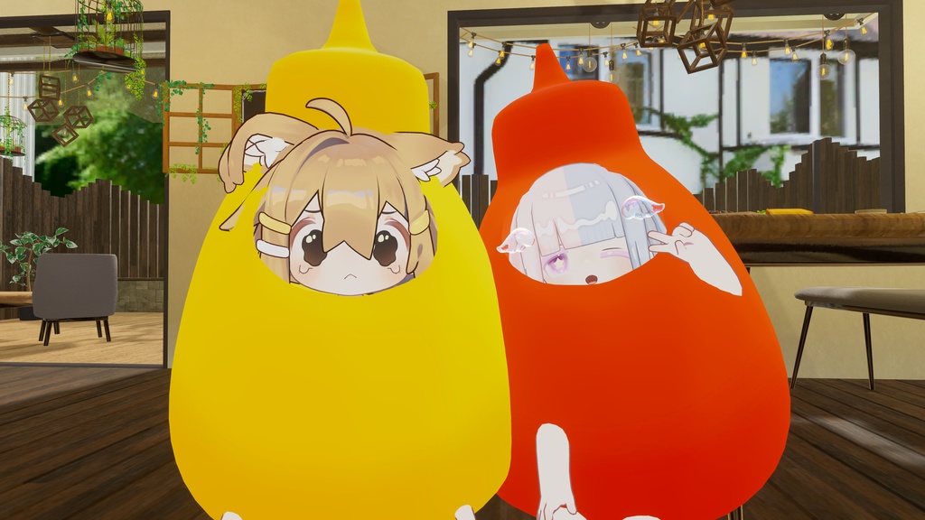 マスタード&ケチャップ🟨🟥【まめひなた・キプフェル対応】