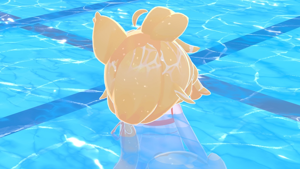 泡沫のゆらめき🌊【ヘアーテクスチャ・マテリアルセット】