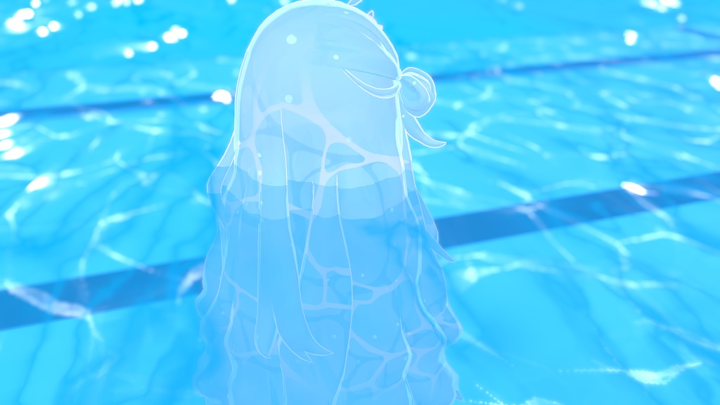 泡沫のゆらめき🌊【ヘアーテクスチャ・マテリアルセット】