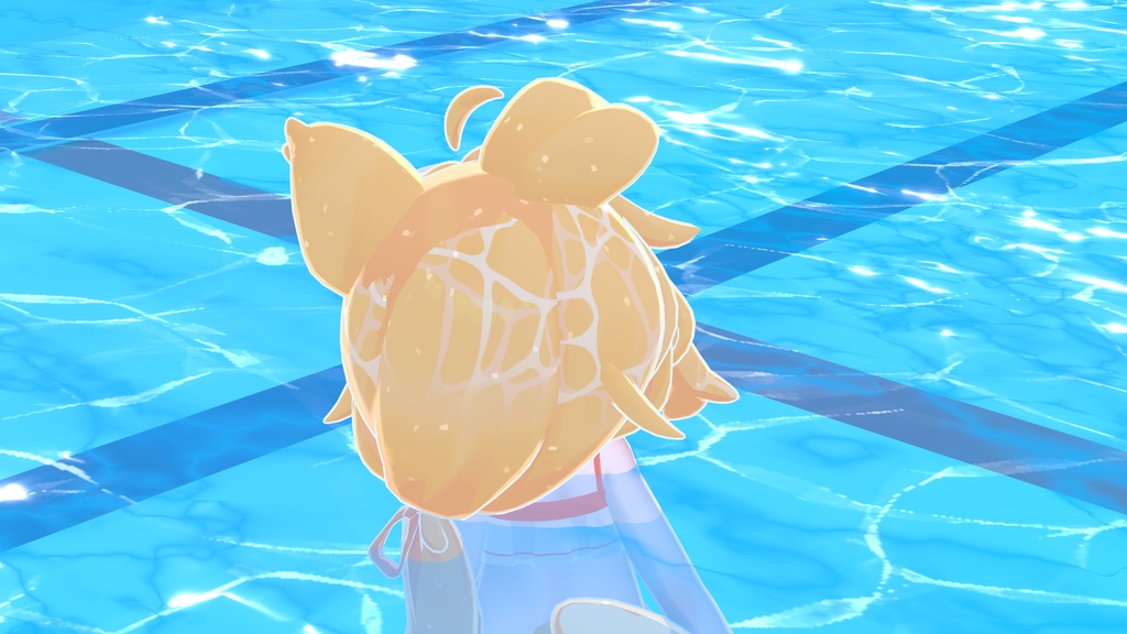 泡沫のゆらめき🌊【ヘアーテクスチャ・マテリアルセット】