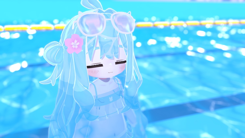 泡沫のゆらめき🌊【ヘアーテクスチャ・マテリアルセット】