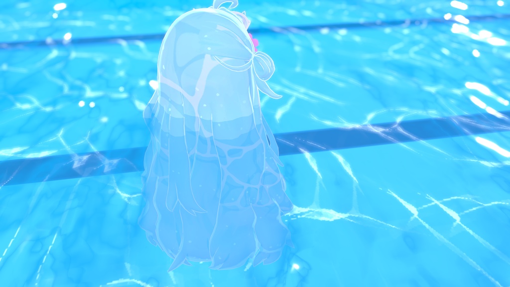 泡沫のゆらめき🌊【ヘアーテクスチャ・マテリアルセット】