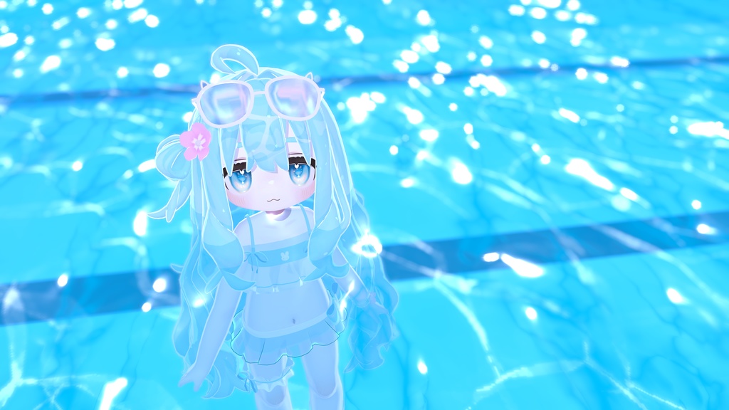 泡沫のゆらめき🌊【ヘアーテクスチャ・マテリアルセット】