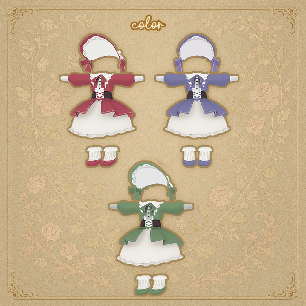 アンティークドール・メモワール 🎀🩰【まめひなた・キプフェル対応】