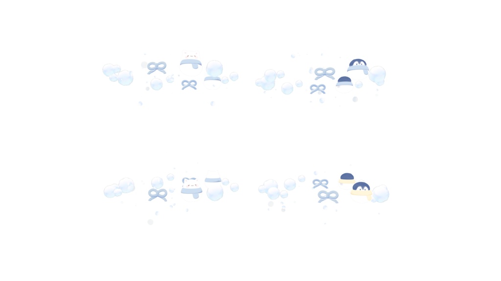 ゆきねこヘイロー⛄❄️【キプフェル対応】