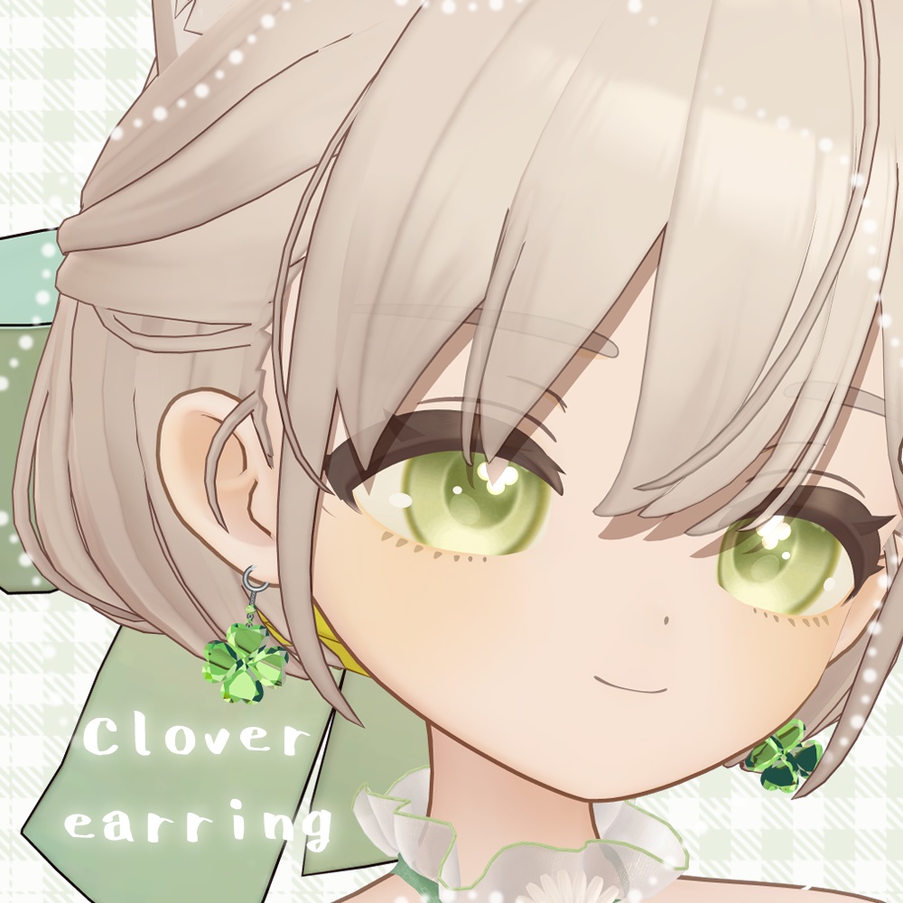 ꒰🍀フィユエ&しらつめ対応꒱Clover earring🍀