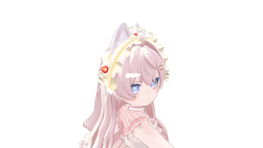 ꒰🍓ぽわり対応꒱ ShortCake Cream Head Dress