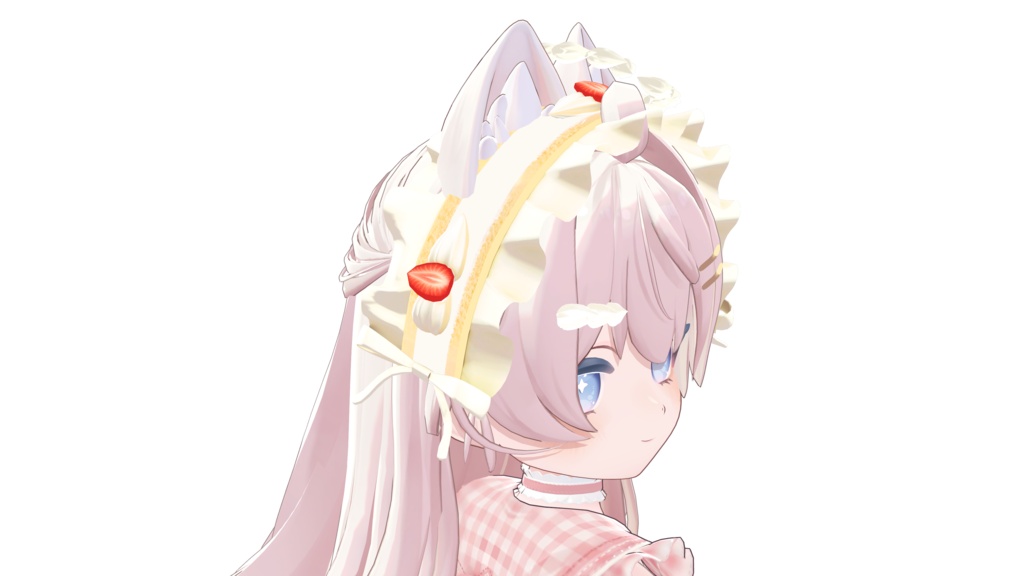 ꒰🍓ぽわり対応꒱ ShortCake Cream Head Dress