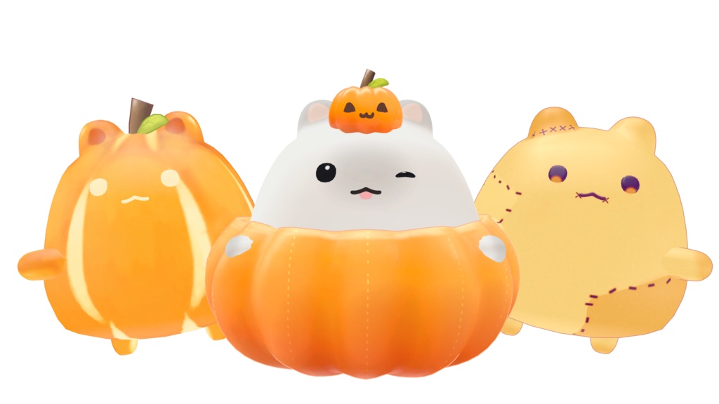 【はむ対応】はむぷきん🎃👻【ハロウィン衣装&テクスチャ】