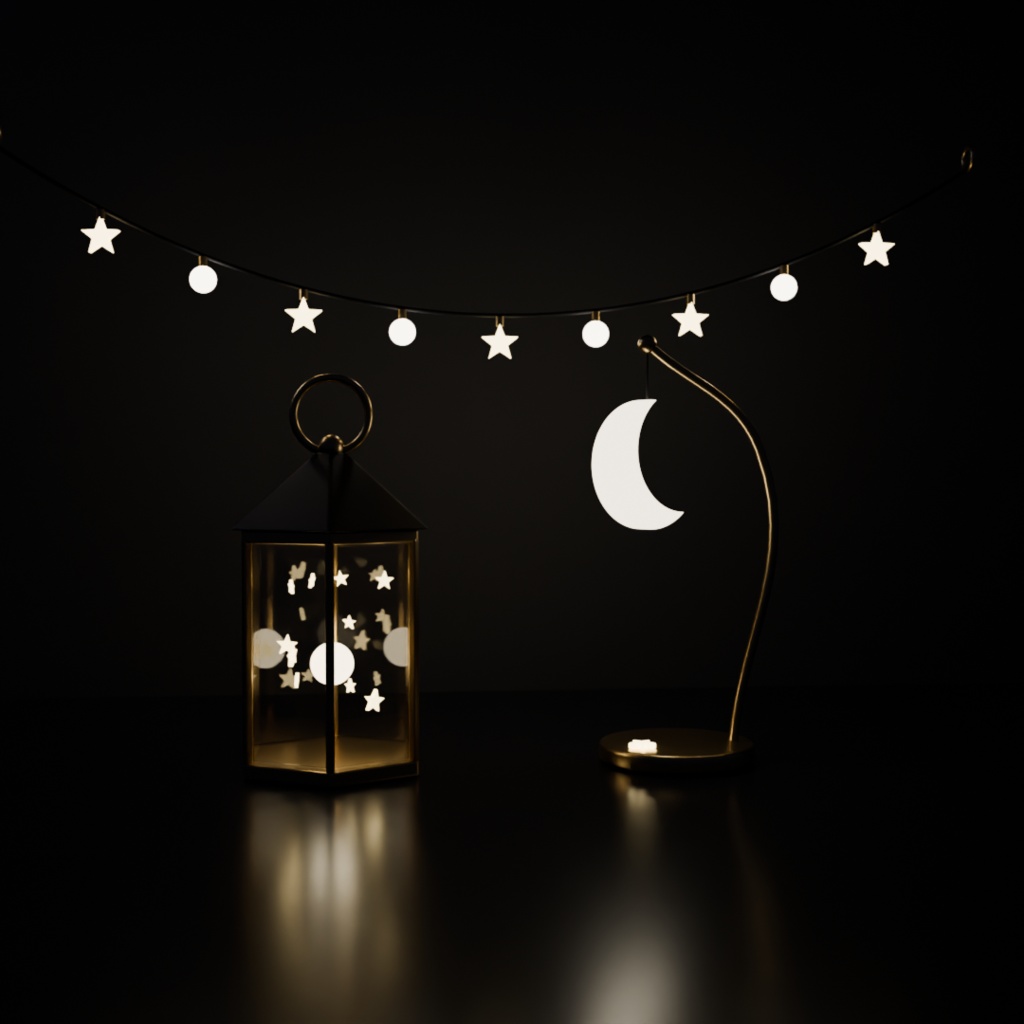 【ワールド小物】Starlight Series 夜の照明フルセット