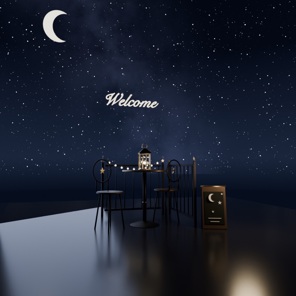 【無料あり】星空メッセージ 全6種|Happy Birthday・Welcomeほか