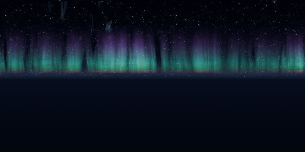 【Skybox】オーロラ | ほしくずスカイボックス2