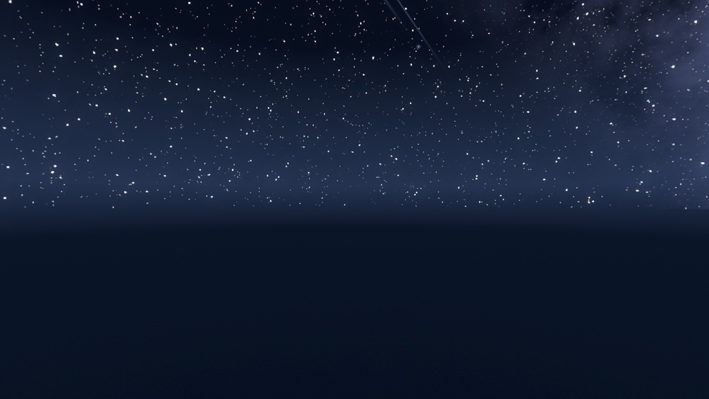 【ワールド小物】動く流れ星オーバーレイ|どの夜空にも降らせる流星エフェクト