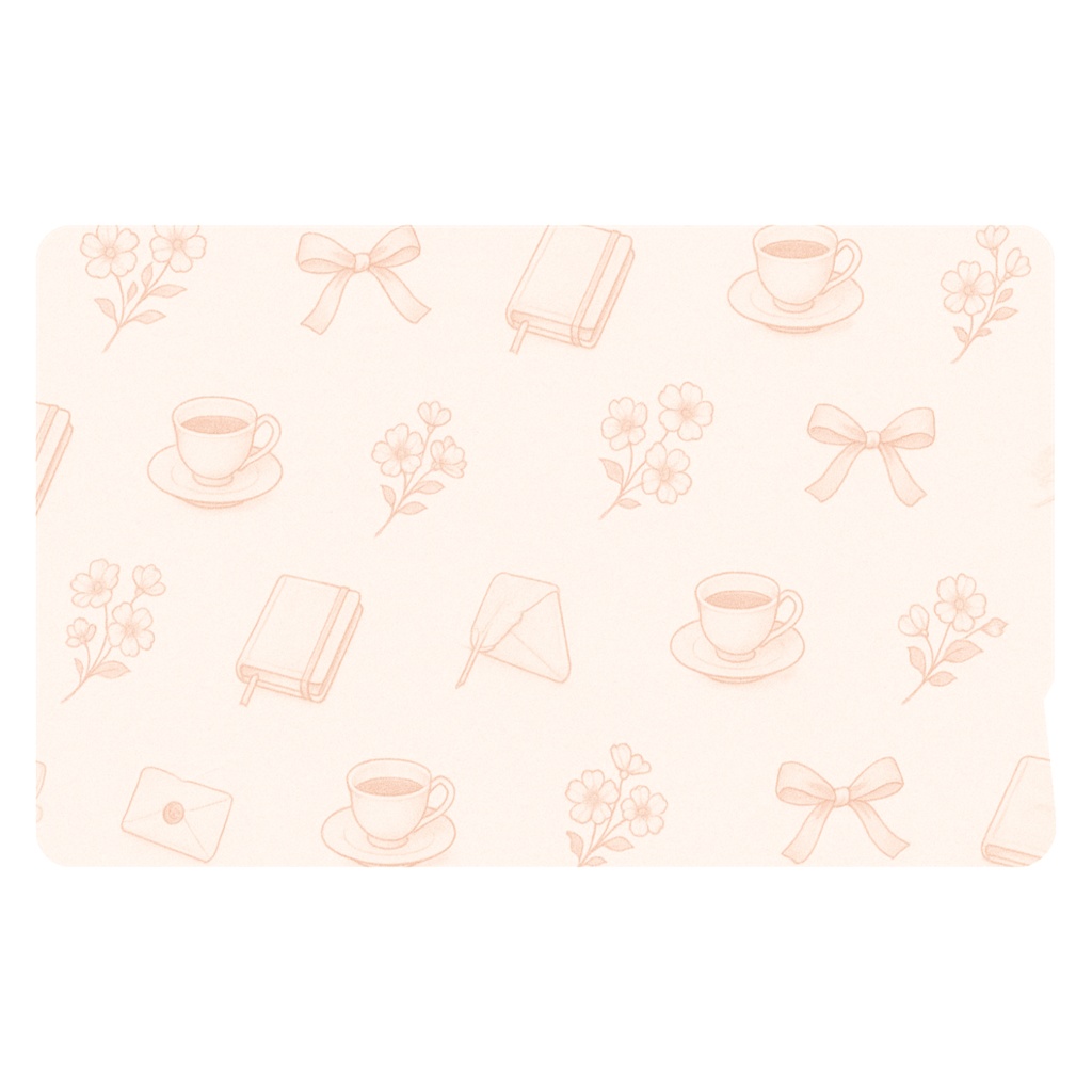 Noir de Rose｜ICカードステッカー〈Rococo Matin〉
