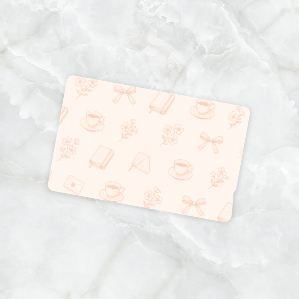 Noir de Rose|ICカードステッカー〈Rococo Matin〉