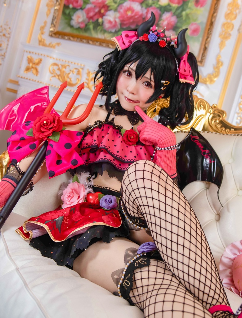 矢澤にこ コスプレ ポストカード （両面/メッセージ入れ可）